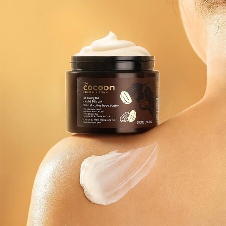 Bơ Dưỡng Thể Cocoon Chiết Xuất Cà Phê Đắk Lắk 200ml 04