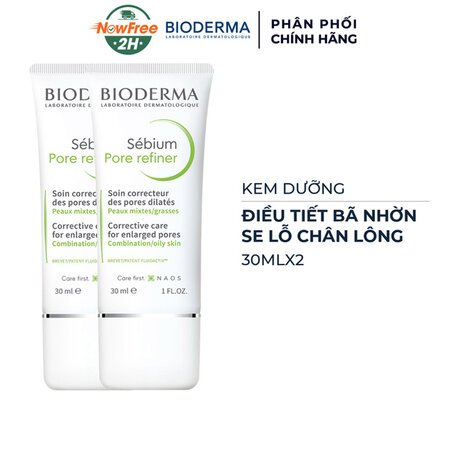 Combo 2 Kem Dưỡng Bioderma Giúp Se Khít Lỗ Chân Lông 30ml 01