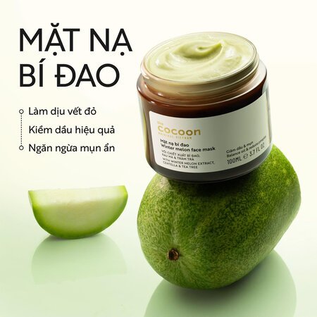 Combo 2 Mặt Nạ Cocoon Bí Đao Giảm Dầu & Mụn 30ml 04