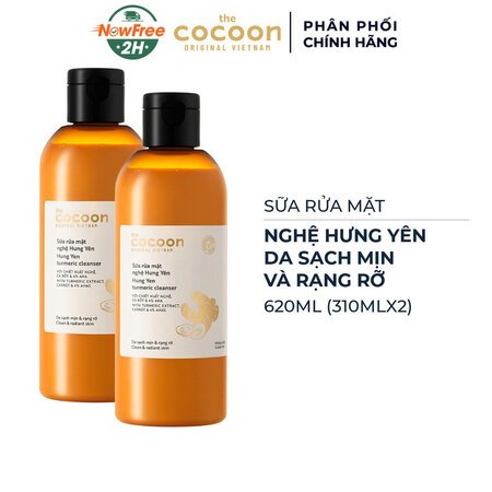 Combo 2 Sữa Rửa Mặt Cocoon Chiết Xuất Từ Nghệ Hưng Yên 310ml 01