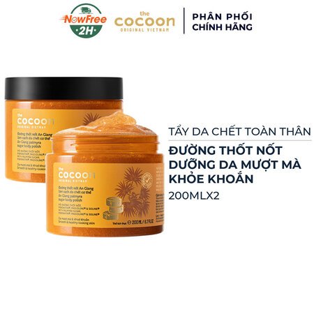 Combo 2 Tẩy Da Chết Toàn Thân Cocoon Đường Thốt Nốt An Giang 200ml 01