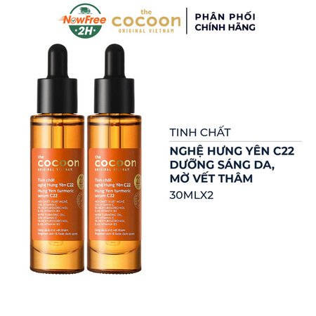 Combo 2 Tinh Chất Cocoon Nghệ Hưng Yên x2.2 Sáng Da Chuyên Sâu 30ml 01