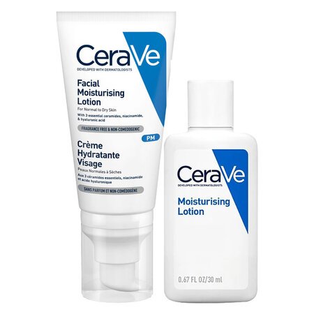 Combo CeraVe Sữa Dưỡng Ẩm Ban Đêm 52ml + Sữa Dưỡng Ẩm Da Khô 30ml 03