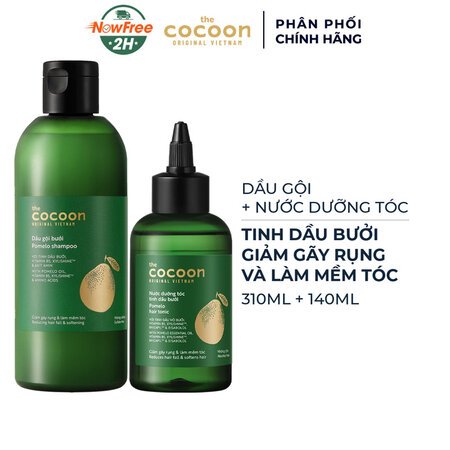 Combo Cocoon Dầu Gội Bưởi 310ml + Nước Dưỡng Tóc Tinh Dầu Bưởi 310ml 01