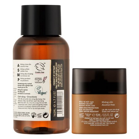 Combo Cocoon Nước Tẩy Trang Bí Đao 140ml + Sữa Chống Nắng Bí Đao 15ml 02