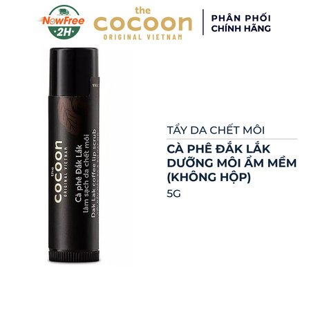 Combo Cocoon Tẩy Da Chết Mặt 150ml & Môi Từ Cà Phê Đắk Lắk (Không Hộp) 5g 03