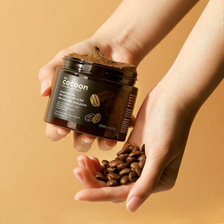 Combo Cocoon Tẩy Da Chết Toàn Thân Cà Phê 200ml + Sữa Chống Nắng Bí Đao 15ml 02