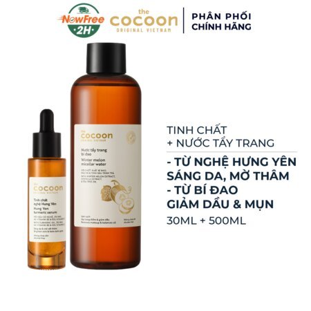 Combo Cocoon Tinh Chất Nghệ Hưng Yên 30ml + Nước Tẩy Trang Bí Đao 500ml 01