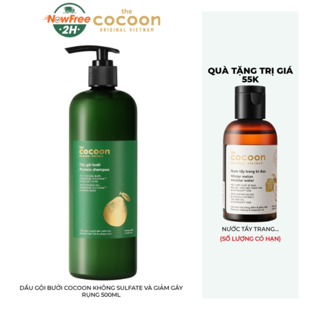 Dầu Gội Bưởi Cocoon Không Sulfate Và Giảm Gãy Rụng 500ml 01