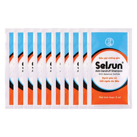 Dầu Gội Selsun Ngừa Gàu & Giảm Ngứa Da Đầu 5mlx10 Gói 03