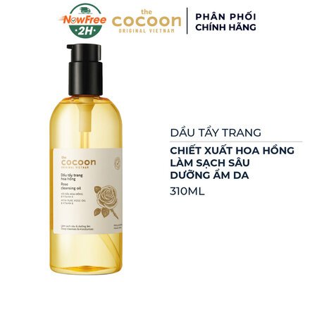 Dầu Tẩy Trang Cocoon Chiết Xuất Hoa Hồng 310ml 01