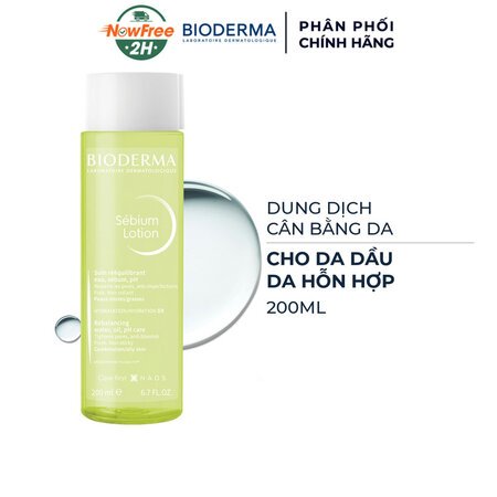 Dung Dịch Cân Bằng Da Bioderma Cho Da Dầu, Hỗn Hợp 200ml 01