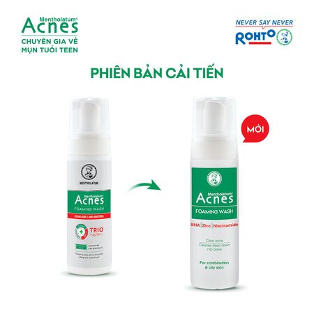 Dung Dịch Tạo Bọt Acnes Ngăn Ngừa Mụn 150ml 02