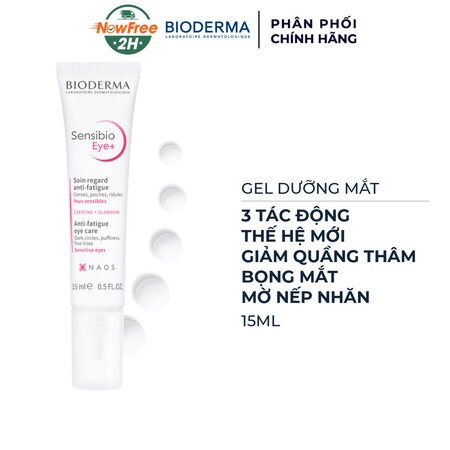 Gel Dưỡng Mắt Bioderma 3 Tác Động Thế Hệ Mới 15ml 01