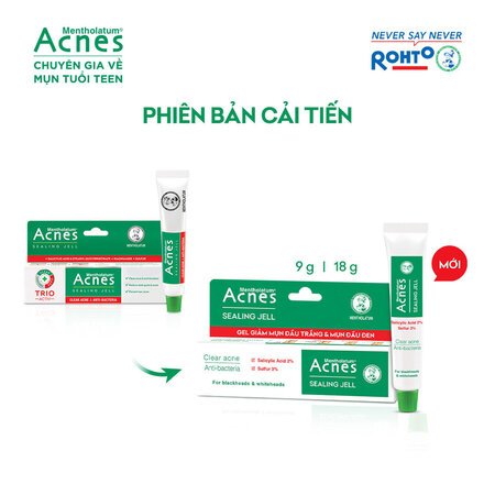 Gel Giảm Mụn Acnes Đầu Trắng Và Đầu Đen 9g 02