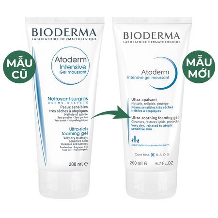 Gel Làm Sạch Bioderma Cho Da Rất Khô & Viêm Da Cơ Địa 200ml 03
