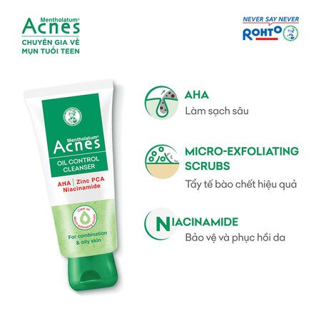 Gel Rửa Mặt Acnes Giúp Kiểm Soát Nhờn 50g 02
