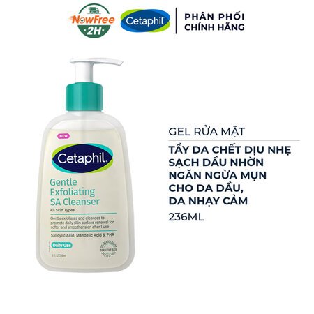 Gel Rửa Mặt Cetaphil Sạch Sâu, Tẩy Tế Bào Chết Dịu Nhẹ 236ml 01