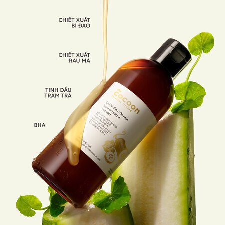 Gel Rửa Mặt Cocoon Bí Đao Giúp Giảm Dầu & Mụn 140ml 03