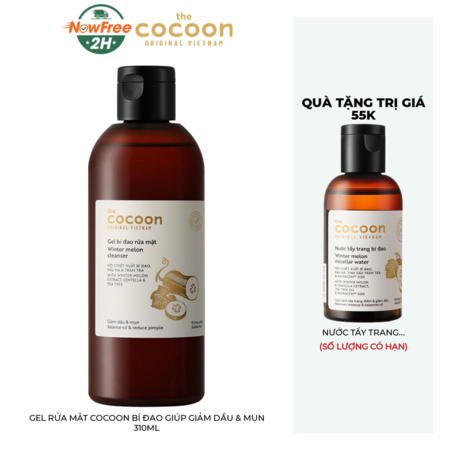 Gel Rửa Mặt Cocoon Bí Đao Giúp Giảm Dầu & Mụn 310ml 03