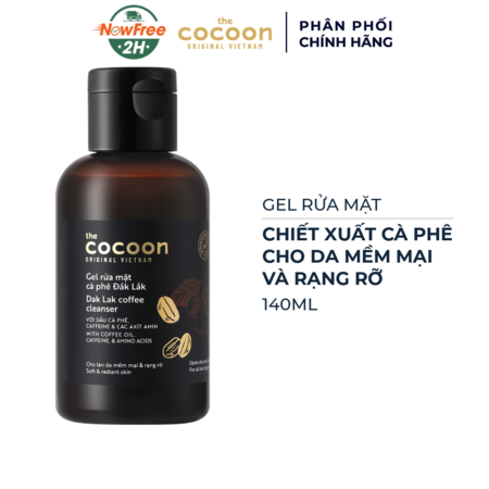 Gel Rửa Mặt Cocoon Cà Phê Đắk Lắk Cho Làn Da Tươi Mới 140ml 01