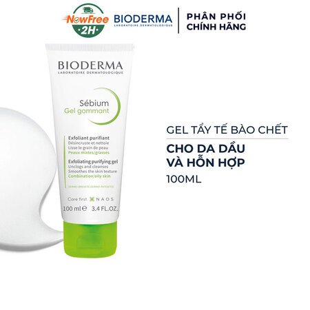 Gel Tẩy Tế Bào Chết Bioderma Cho Da Dầu Và Hỗn Hợp 100ml 01