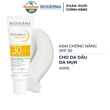Kem Chống Nắng Bioderma Dành Cho Da Dầu, Mụn SPF30 40ml 01