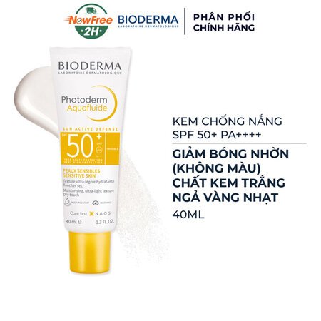 Kem Chống Nắng Bioderma Giảm Bóng Nhờn 40ml (Không Màu) 01