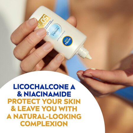 Kem Chống Nắng Nivea Dạng Sữa Trong Suốt Mỏng Nhẹ SPF50+ 40ml 02