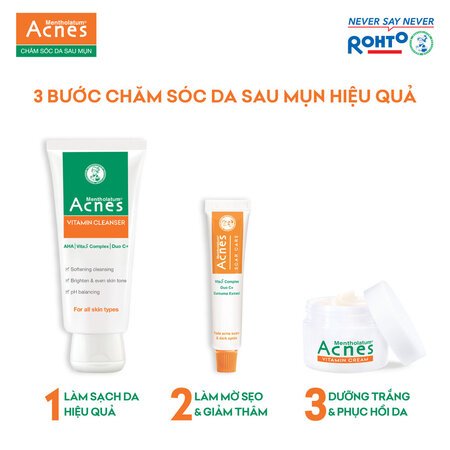 Kem Dưỡng Acnes Vitamin Sáng Da, Mờ Sẹo Thâm 40g 05