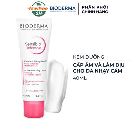 Kem Dưỡng Bioderma Cấp Ẩm Và Làm Dịu Cho Da Nhạy Cảm 40ml 01