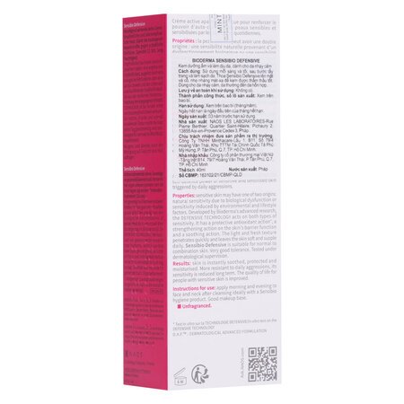 Kem Dưỡng Bioderma Cấp Ẩm Và Làm Dịu Cho Da Nhạy Cảm 40ml 02
