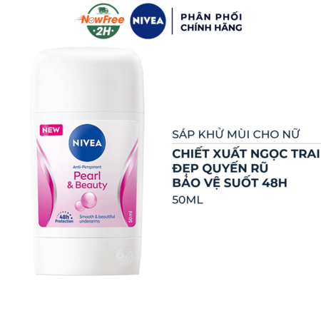 Lăn Khử Mùi Nivea Shaveless Ngọc Trai Đẹp Quyến Rũ 50ml 01