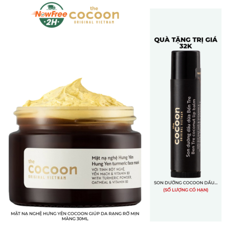 Mặt Nạ Nghệ Hưng Yên Cocoon Giúp Da Rạng Rỡ Mịn Màng 30ml 01