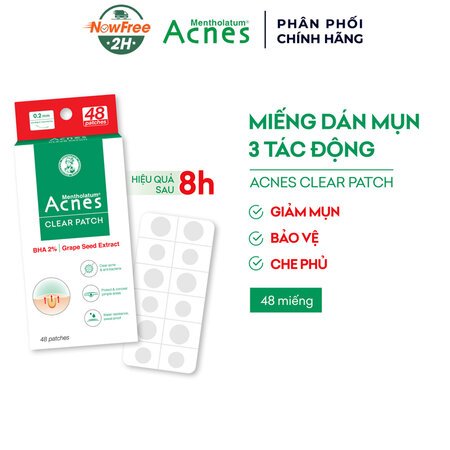 Miếng Dán Mụn Acnes Giúp Giảm Mụn Sưng Viêm 48 Miếng 01