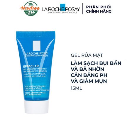 [Mini] Gel Rửa Mặt La Roche-Posay Dành Cho Da Dầu, Nhạy Cảm 15ml 01