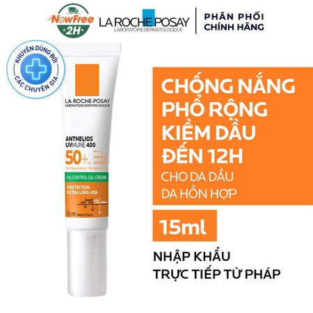 [Mini] Kem Chống Nắng La Roche-Posay Kiểm Soát Dầu SPF50+ 15ml (Mới) 01