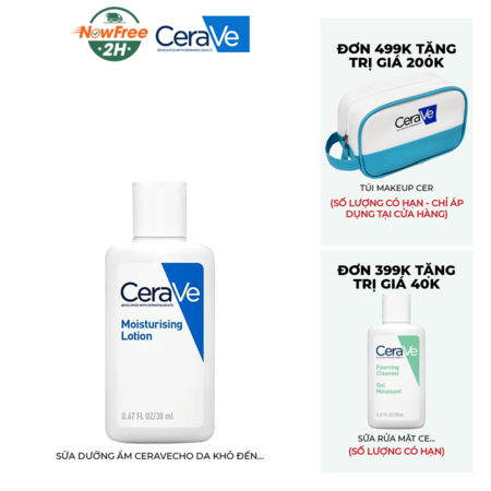[Mini] Sữa Dưỡng Ẩm CeraVe Cho Da Khô Đến Rất Khô 30ml 01