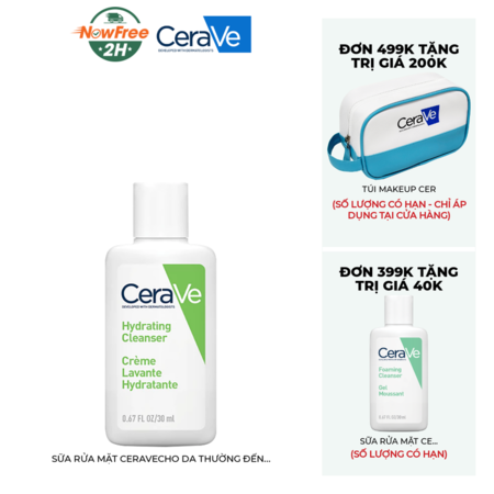 [Mini] Sữa Rửa Mặt CeraVe Cho Da Thường Đến Khô 30ml 01