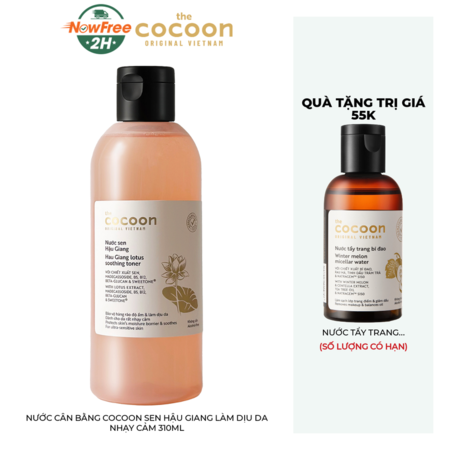 Nước Cân Bằng Cocoon Sen Hậu Giang Làm Dịu Da Nhạy Cảm 310ml 01