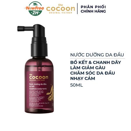 Nước Dưỡng Tóc Cocoon Bồ Kết Giảm Gàu Cho Da Đầu Nhạy Cảm 50ml 01