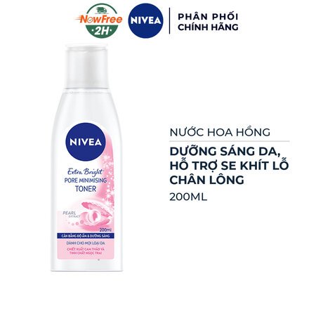 Nước Hoa Hồng Nivea Dưỡng Sáng Da, Hỗ Trợ Se Khít Lỗ Chân Lông 200ml 01