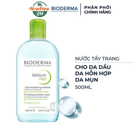Nước Tẩy Trang Bioderma Dành Cho Da Dầu & Hỗn Hợp 500ml 01