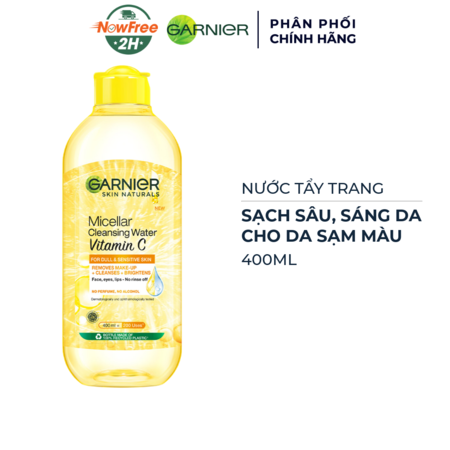 Nước Tẩy Trang Garnier Vitamin C Làm Sáng Da 400ml 02