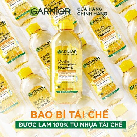 Nước Tẩy Trang Garnier Vitamin C Làm Sáng Da 400ml 04