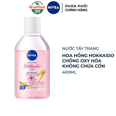 Nước Tẩy Trang Nivea Chiết Xuất Hoa Hồng Hokkaido 400ml 01