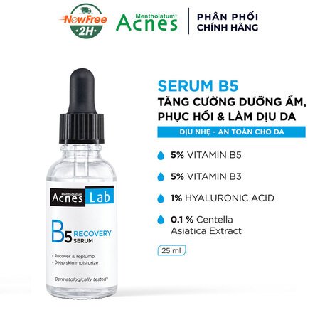 Serum Acnes B5 Tăng Cường Dưỡng Ẩm, Làm Dịu Da 25ml 01