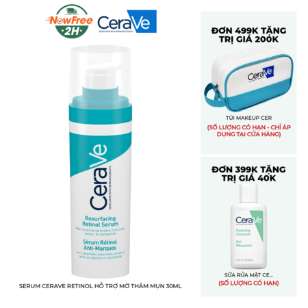 Serum CeraVe Retinol Hỗ Trợ Mờ Thâm Mụn 30ml 01