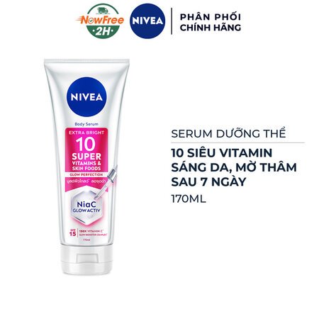Serum Dưỡng Thể Nivea Sáng Da, Mờ Thâm Nám 170ml 01