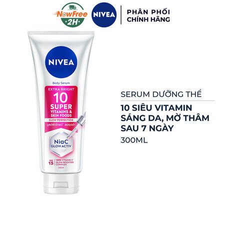 Serum Dưỡng Thể Nivea Sáng Da, Mờ Thâm Nám 300ml 01